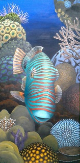 Triggerfish, Jay Maclean. 3'8"x1'4"